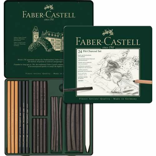 Faber-Castell Pitt Charcoal Set 3 Faber-Castell Pitt Charcoal Set
