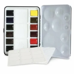 GOLDEN® | QoR® Mini Watercolour Box — 12 Half Pans -Deals Strokezy Store GOLDENC2AE7CQoRC2AEMiniWatercolourBoxE2809412halfpans 4