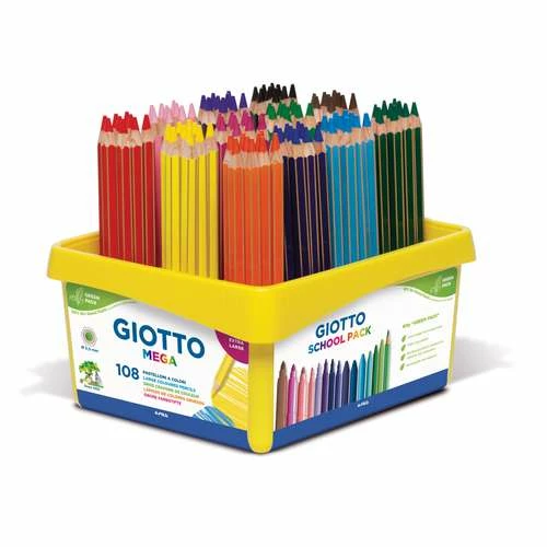Giotto Mega School Crayon Set 3 Giotto Mega School Crayon Set