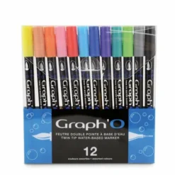 Graph'O Twin Tip Marker Sets -Deals Strokezy Store Graph26230393BOTwinTipMarkerSets 5