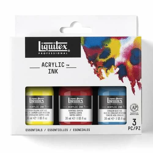 Liquitex® | Professional Acrylic Ink Sets — 3 X 30 Ml Bottles 5 Liquitex® | Professional Acrylic Ink Sets — 3 X 30 Ml Bottles - Image 3