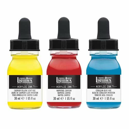 Liquitex® | Professional Acrylic Ink Sets — 3 X 30 Ml Bottles 6 Liquitex® | Professional Acrylic Ink Sets — 3 X 30 Ml Bottles - Image 4