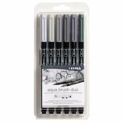 Lyra Aqua Brush Duo Marker Sets 6 Lyra Aqua Brush Duo Marker Sets - Image 4