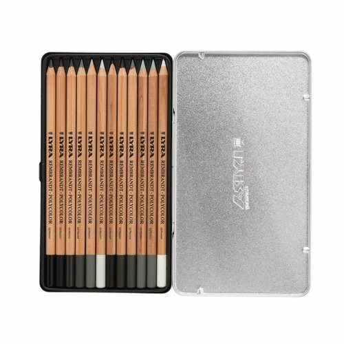 Lyra Rembrandt Polycolor Pencil Grey Tones Box Set 5 Lyra Rembrandt Polycolor Pencil Grey Tones Box Set - Image 3