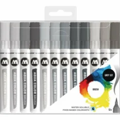 MOLOTOW™ | AQUA COLOR BRUSH Marker Sets — 12 Markers -Deals Strokezy Store MOLOTOWE284A27CAQUACOLORBRUSHMarkerSetsE2809412markers 2
