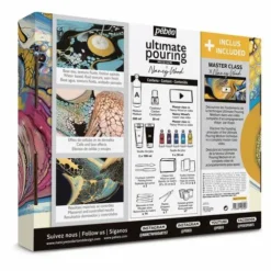 Pebeo Pébéo Ultimate Pouring Medium 'Nancy Wood' Set -Deals Strokezy Store PC3A9bC3A9oUltimatePouringMedium26230393BNancyWood26230393BSet 2