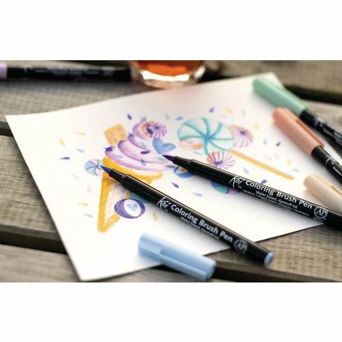 SAKURA | Koi Coloring Brush Pen Sets — 6 Pens 4 SAKURA | Koi Coloring Brush Pen Sets — 6 Pens - Image 2