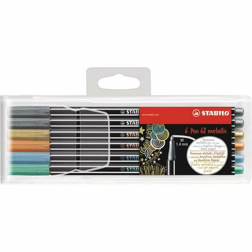 STABILO® | Pen 68 Metallic Pens — Set Of 6 3 STABILO® | Pen 68 Metallic Pens — Set Of 6