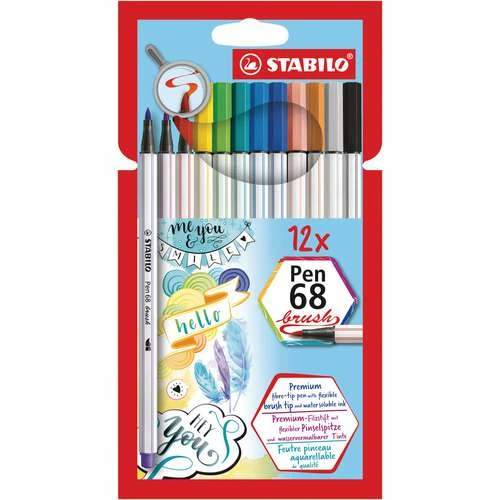 STABILO® | Pen 68 Brush Pens — Cardboard Box Sets 4 STABILO® | Pen 68 Brush Pens — Cardboard Box Sets - Image 2