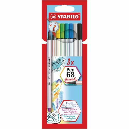 STABILO® | Pen 68 Brush Pens — Cardboard Box Sets 5 STABILO® | Pen 68 Brush Pens — Cardboard Box Sets - Image 3