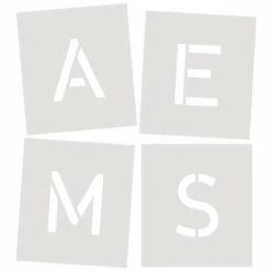 STANDARDGRAPH |Letter And Number Stencils — Packs