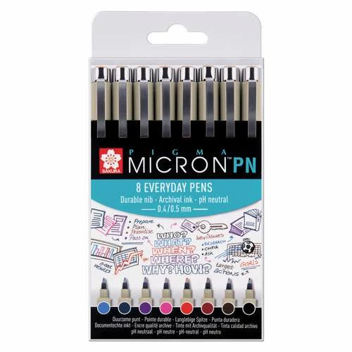 Sakura Pigma Micron PN Everyday Pen Set 3 Sakura Pigma Micron PN Everyday Pen Set