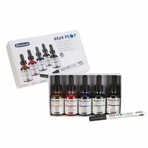 Schmincke | AQUA DROP® — 5 X 30 Ml Sets 3 Schmincke | AQUA DROP® — 5 X 30 Ml Sets