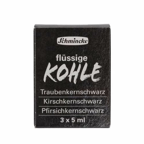 Schmincke | Liquid Charcoal Set — 3 X 5 Ml Tubes 4 Schmincke | Liquid Charcoal Set — 3 X 5 Ml Tubes - Image 2