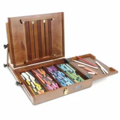 Sienna Pochade Wooden Special Pastel Box -Deals Strokezy Store SiennaPochadeWoodenSpecialPastelBox 3