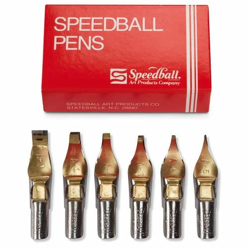 Speedball Pen Nib Sets 3 Speedball Pen Nib Sets