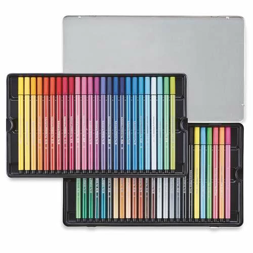 Stabilo Pen 68 Fibre 50 Pen Set 3 Stabilo Pen 68 Fibre 50 Pen Set