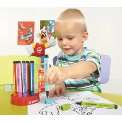 Stabilo Trio Scribbi 12 Marker Pen Set -Deals Strokezy Store StabiloTrioScribbi12MarkerPenSet 2