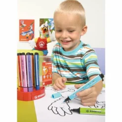 Stabilo Trio Scribbi 12 Marker Pen Set -Deals Strokezy Store StabiloTrioScribbi12MarkerPenSet 4