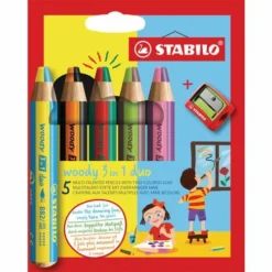 Stabilo Woody 3 In 1 Duo Coloured Pencil Sets 8 Stabilo Woody 3 In 1 Duo Coloured Pencil Sets -Deals Strokezy Store StabiloWoody3in1DuoColouredPencilSets 1
