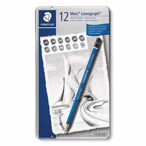 Staedtler Mars Lumograph 100 Pencil Sets 4 Staedtler Mars Lumograph 100 Pencil Sets - Image 2