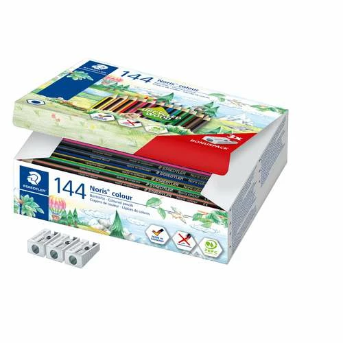 Staedtler Noris Colour 185, 144 Coloured Pencil Set 3 Staedtler Noris Colour 185, 144 Coloured Pencil Set