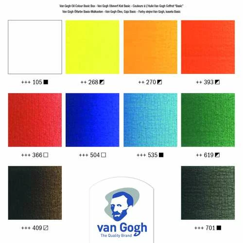 Talens | Van Gogh Oil Colour — Basic 10-case 6 Talens | Van Gogh Oil Colour — Basic 10-case - Image 4