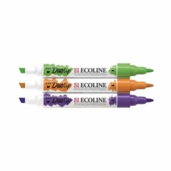 Talens Ecoline Duotip Marker Secondary Colour Set -Deals Strokezy Store TalensEcolineDuotipMarkerSecondaryColourSet 1