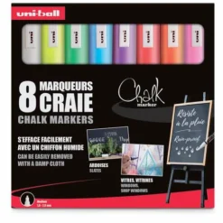 Uni-Ball 8 Chalk Marker Set