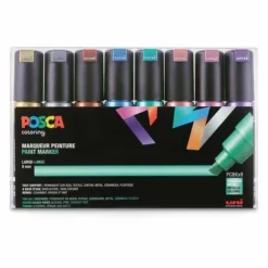 Uni Posca PC8K Marker Metallic Set