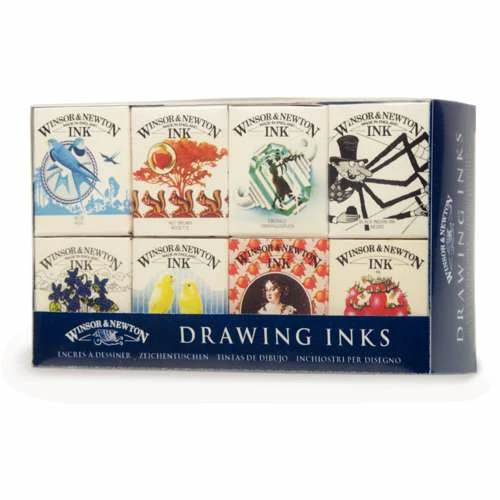 Winsor & Newton 'Henry' Drawing Inks Set 3 Winsor & Newton 'Henry' Drawing Inks Set