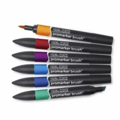 Winsor & Newton 6 BrushMarker Sets -Deals Strokezy Store Winsor26amp3BNewton6BrushMarkerSets 2