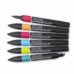 Winsor & Newton 6 BrushMarker Sets -Deals Strokezy Store Winsor26amp3BNewton6BrushMarkerSets 3