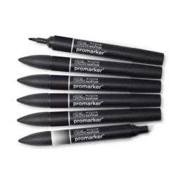 Winsor & Newton | Black Promarker™ Set — 6 Markers 7 Winsor & Newton | Black Promarker™ Set — 6 Markers -Deals Strokezy Store Winsor26amp3BNewton7CBlackPromarkerE284A2SetE280946markers 2