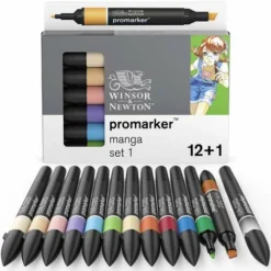 Winsor & Newton Promarker 12 Manga Pen Sets -Deals Strokezy Store Winsor26amp3BNewtonPromarker12MangaPenSets 2